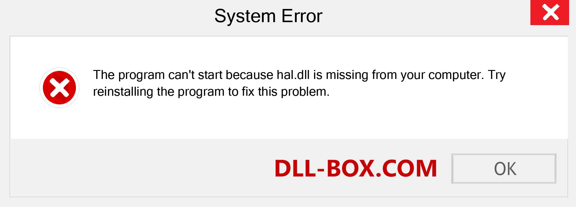  hal.dll file is missing?. Download for Windows 7, 8, 10 - Fix  hal dll Missing Error on Windows, photos, images